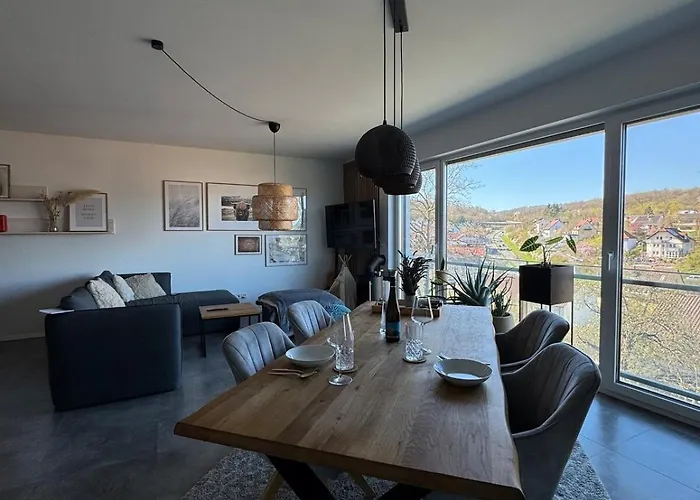 Daire Cozy Living With A View Near Wuerzburg